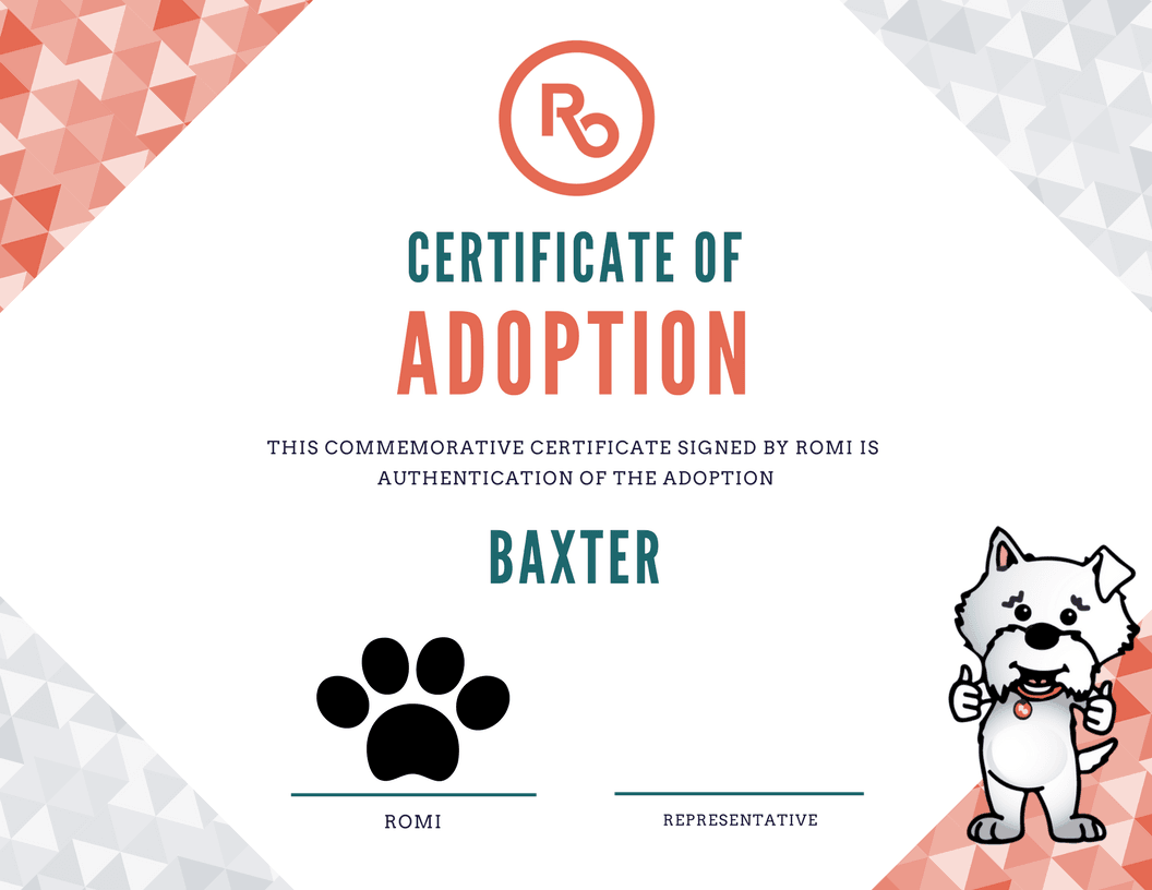 Adoption Certificate
