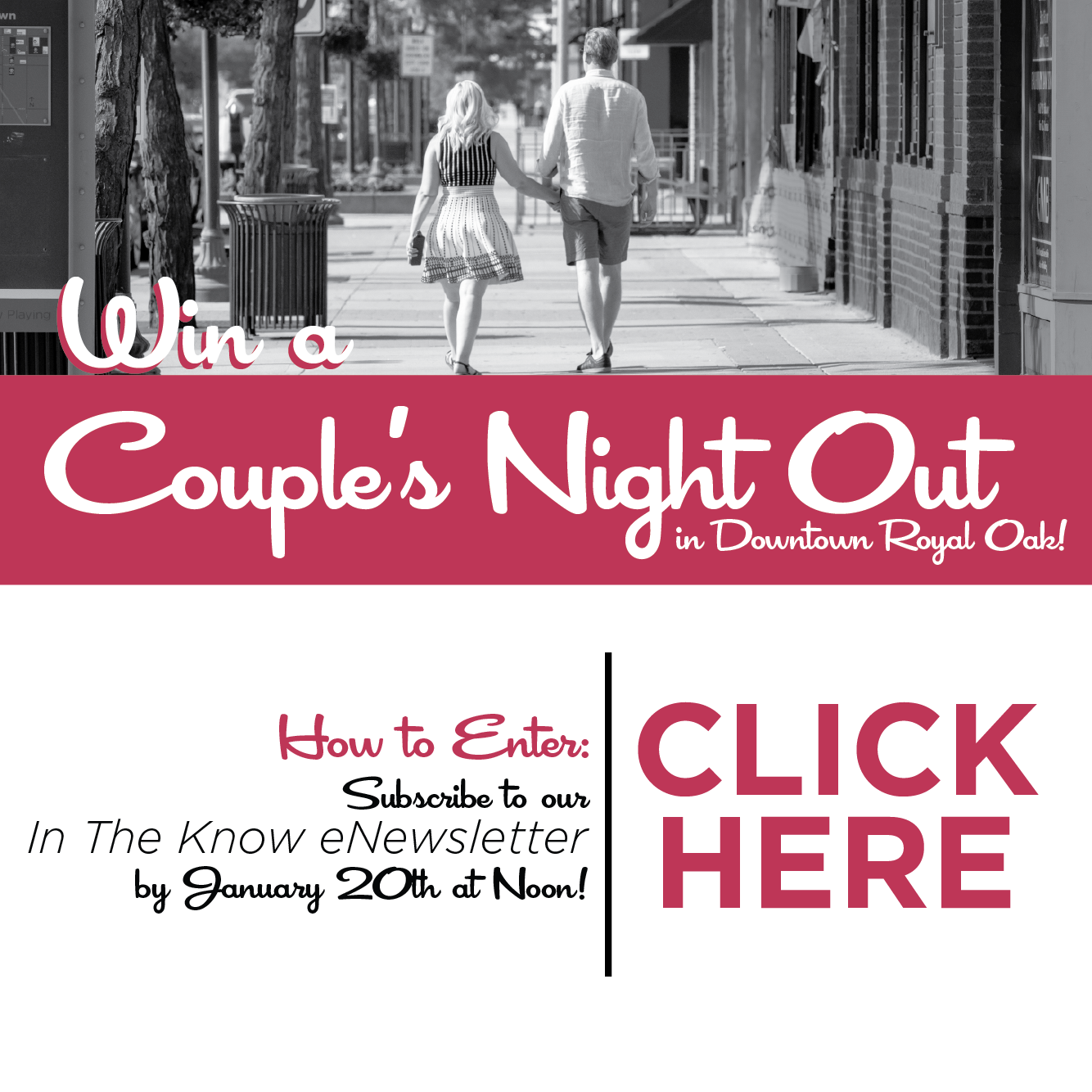Click to enter Couple Night Out Giveaway