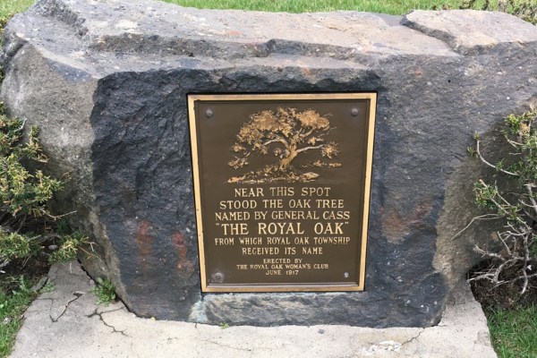 Royal Oak Marker 1917