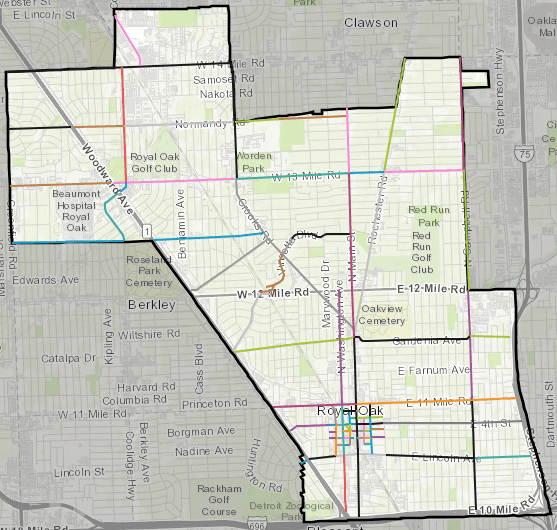 road millage schedule map thumbnail
