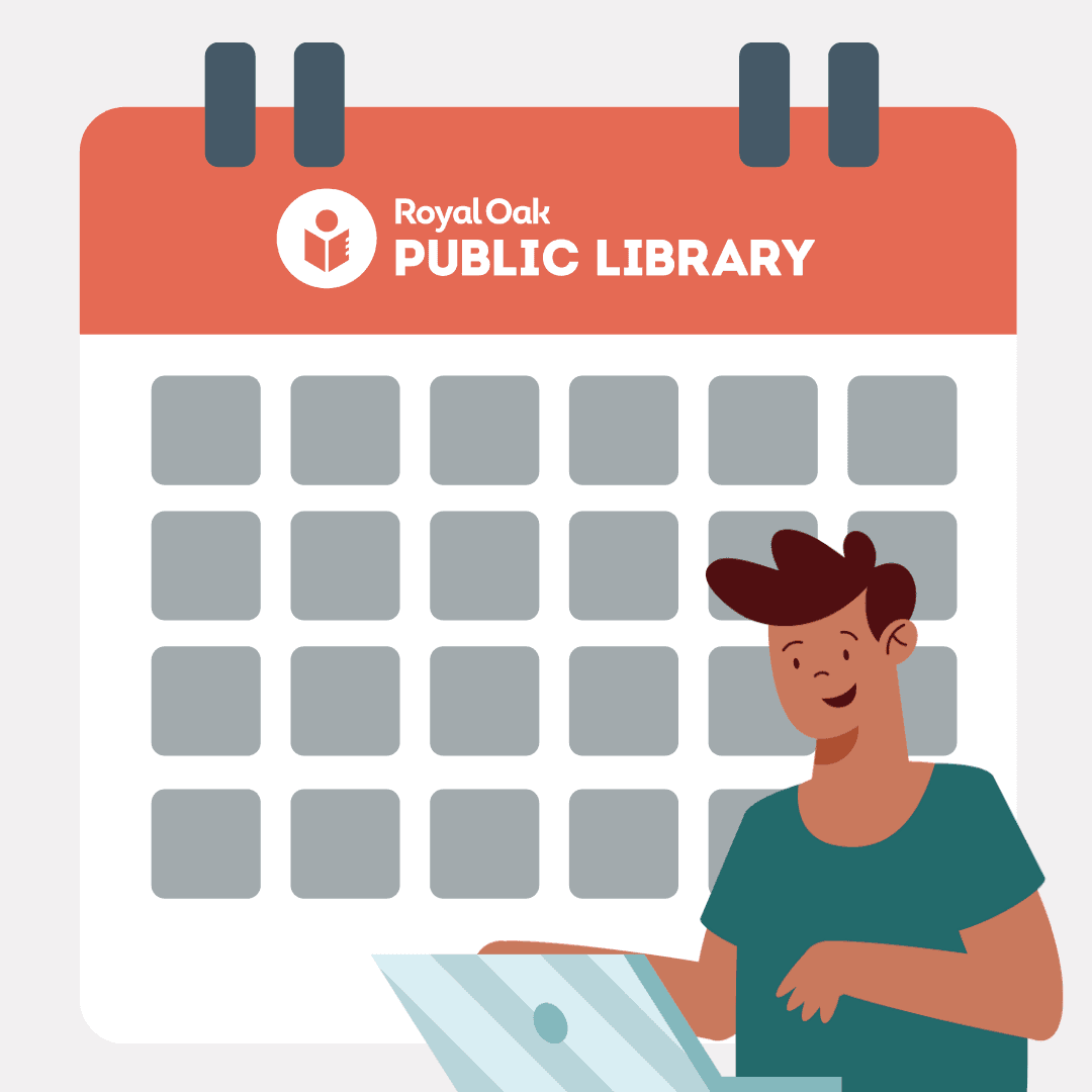 Graphic announcing our new event calendar software.