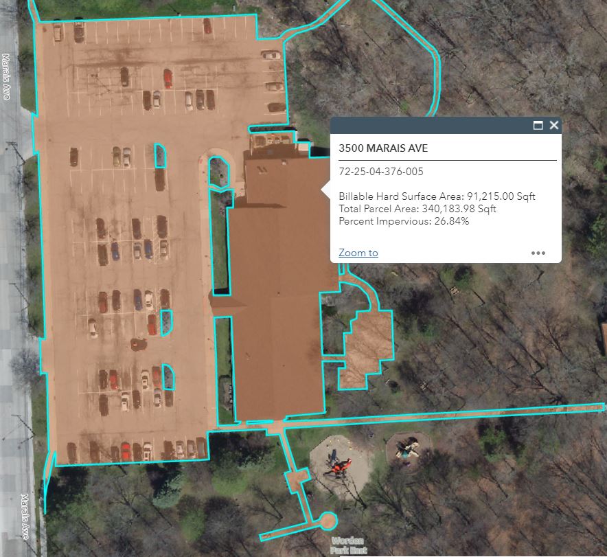 Royal Oak Senior Center Hard Surface Area